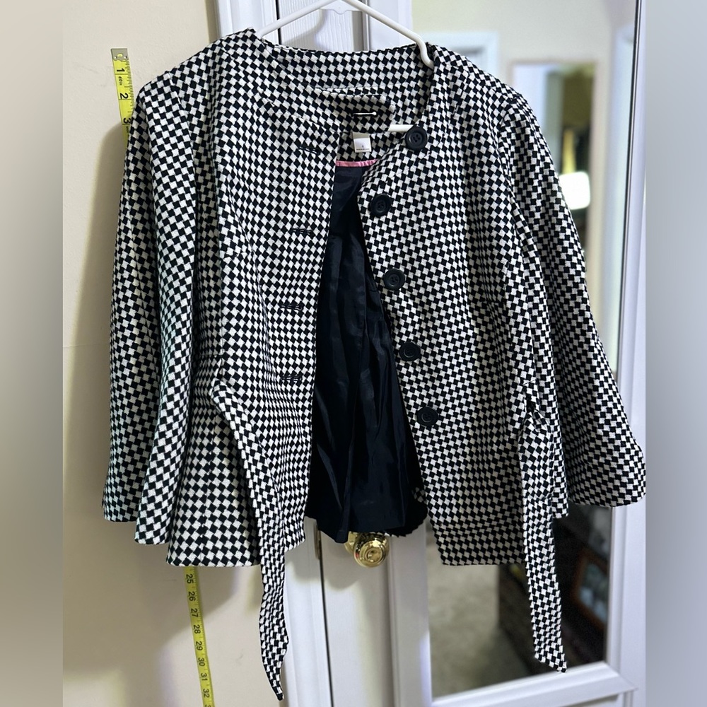 Ann Taylor Black and White jacket